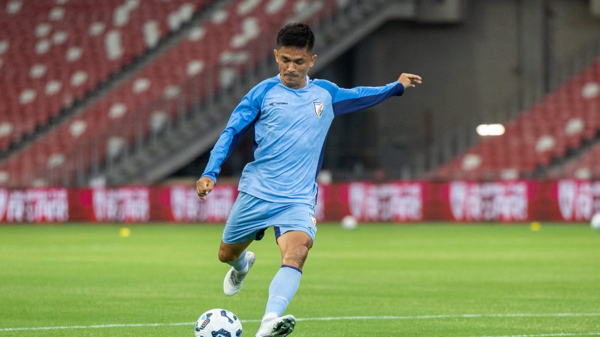 India last played against Singapore in 2022, which ended in a 1-1 draw. Image: AIFF India last played against Singapore in 2022, which ended in a 1-1 draw. Image: AIFF
