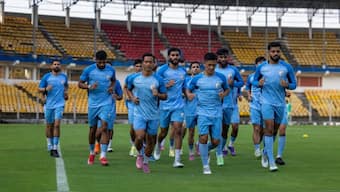 It’s do-or-die for India against Singapore in the AFC Asian Cup Qualifiers match on Tuesday. Image: Reuters