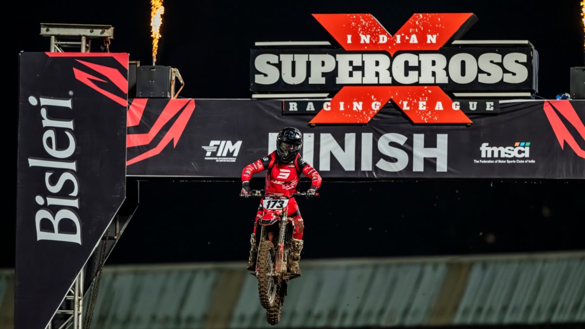 The Indian Supercross Racing League is the world’s first franchise-based Supercross league. The Indian Supercross Racing League is the world’s first franchise-based Supercross league.