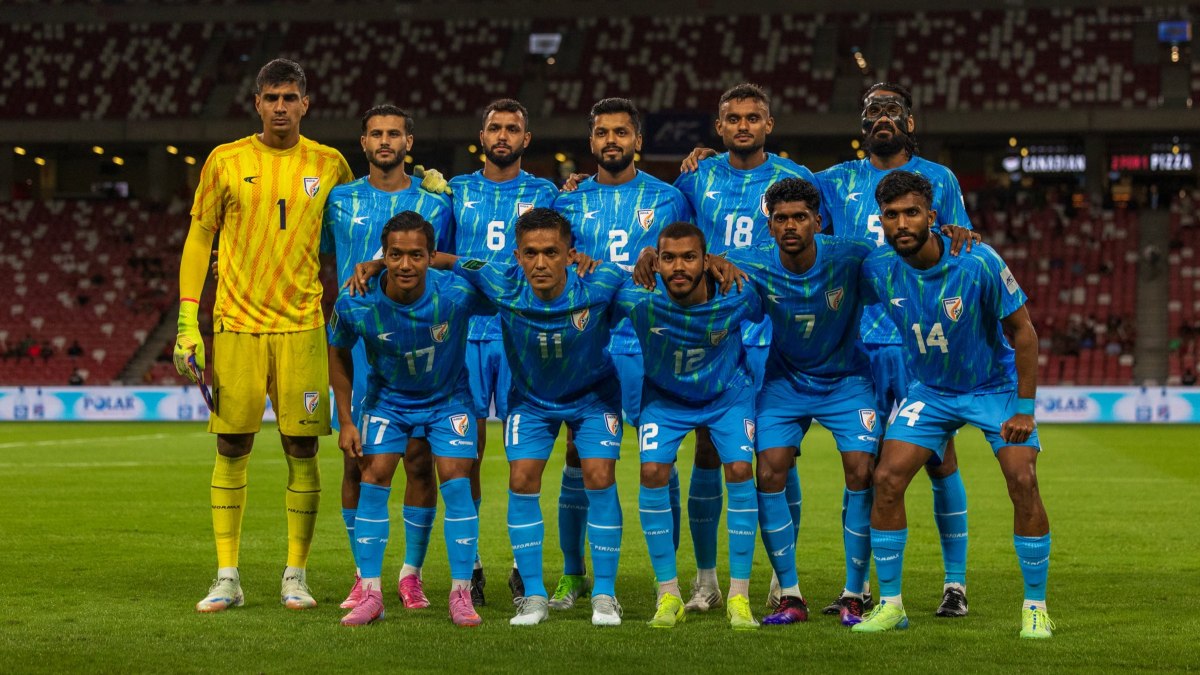 India held Singapore to a 1-1 draw in their latest AFC Asian Cup qualifying game to keep their hopes hanging by a thread. Image credit: X/@IndianFootball India held Singapore to a 1-1 draw in their latest AFC Asian Cup qualifying game to keep their hopes hanging by a thread. Image credit: X/@IndianFootball