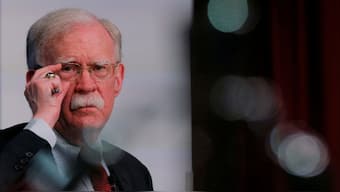Former US National Security Advisor John Bolton listens to a question from a student at the John F Kennedy Jr Forum at the Kennedy School of Government at Harvard University in Cambridge, Massachusetts, US, September 29, 2025. File Image/Reuters