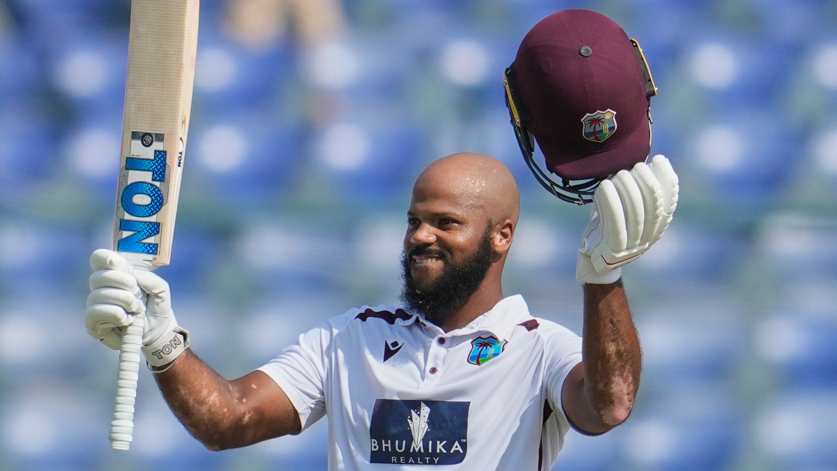 John Campbell in elite company after slamming maiden Test hundred as West Indies fight back against India in Delhi John Campbell in elite company after slamming maiden Test hundred as West Indies fight back against India in Delhi