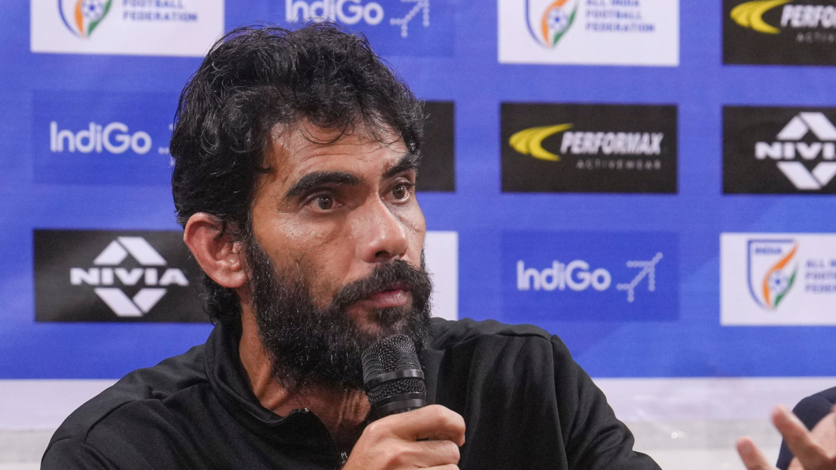 Khalid Jamil suffered his fourth defeat since joining the Indian football team as its head coach after the Blue Tigers suffered a 1-2 loss against Singapore in their AFC Asian Cup qualifying game in Goa. PTI Khalid Jamil suffered his fourth defeat since joining the Indian football team as its head coach after the Blue Tigers suffered a 1-2 loss against Singapore in their AFC Asian Cup qualifying game in Goa. PTI