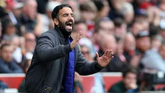 Ruben Amorim could try to surprise Liverpool by recalling a midfielder to Man United's starting XI. Image: Reuters 