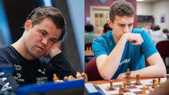 Magnus Carlsen had earlier talked about facing tough chess matches against late Daniel Naroditsky. Images: FIDE/@CLTchesscenter/X