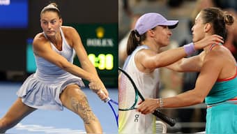 Marta Kostyuk’s testosterone claim against Aryna Sabalenka and Iga Swiatek has been criticised by the fans. Images: Reuters