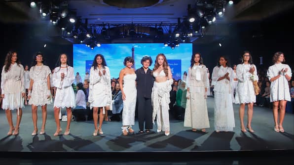 Firstpost at Lakme Fashion Week 2025 | Lakmē Fashion Week X FDCI: Payal Jain brought exquisite Parisian fashion finery on the ramp