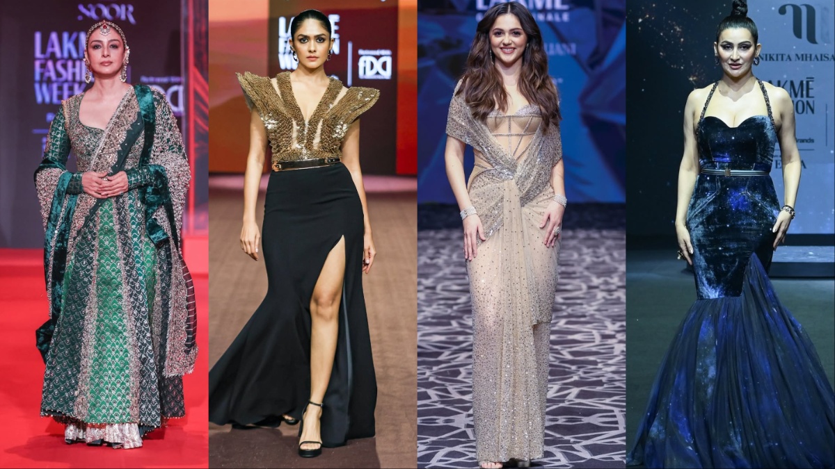 Firstpost at Lakmē Fashion Week X FDCI 2025: From Tabu, Mrunal Thakur to Shalini Passi & Saiyaara sensation Aneet Padda: Celebs who turned showstoppers at fashion event Firstpost at Lakmē Fashion Week X FDCI 2025: From Tabu, Mrunal Thakur to Shalini Passi & Saiyaara sensation Aneet Padda: Celebs who turned showstoppers at fashion event
