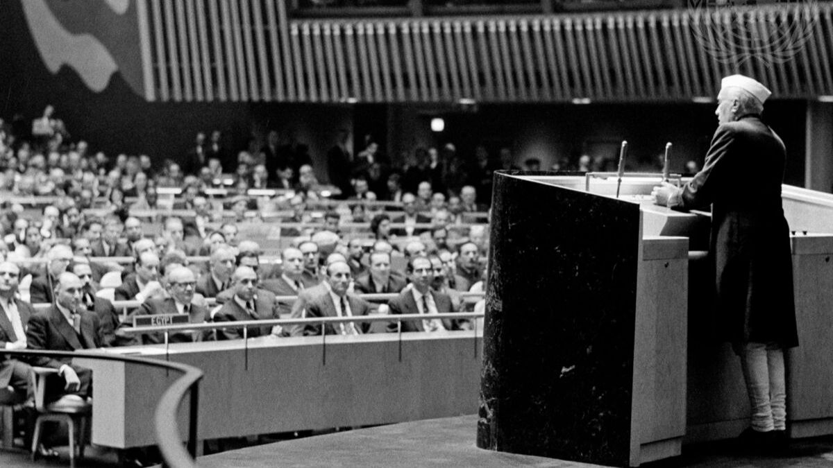 History Today: When Nehru spoke for a new India for first time at UN History Today: When Nehru spoke for a new India for first time at UN