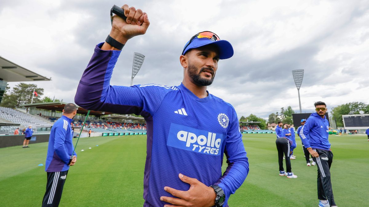 Nitish Kumar Reddy has been ruled out for the first three T20Is against Australia. Image: BCCI Nitish Kumar Reddy has been ruled out for the first three T20Is against Australia. Image: BCCI