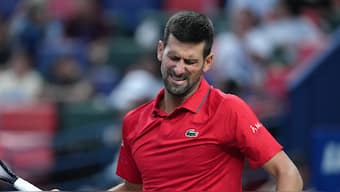 Novak Djokovic appeared a pale shadow of his former self during his Shanghai Masters semi-final showdown against qualifier Valentin Vacherot, which he ended up losing in straight sets. AP