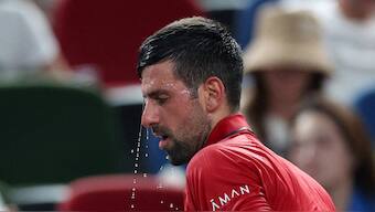 Novak Djokovic struggled to compete in his Shanghai Masters semi-final meeting with world No 204 Valentin Vacherot. Reuters