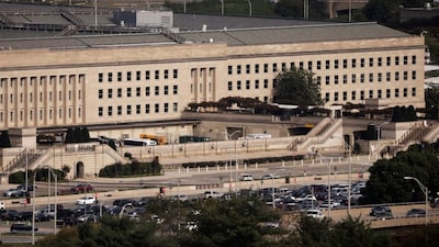 The Pentagon building is seen in Arlington, Virginia, US, on October 9, 2020. Reuters File