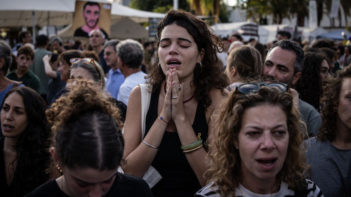 Thousands of jubilant Israelis gathered in a Tel Aviv square on October 9, hopeful for the return of hostages held in Gaza since two years of fear and worry, after Israel and Palestinian factions reached a hostage release and truce deal in a major step towards ending the war.- Image- AFP Thousands of jubilant Israelis gathered in a Tel Aviv square on October 9, hopeful for the return of hostages held in Gaza since two years of fear and worry, after Israel and Palestinian factions reached a hostage release and truce deal in a major step towards ending the war.- Image- AFP