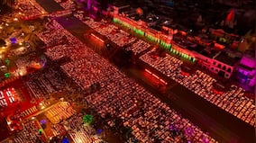 Ayodhya Deepotsav sets two world records: 26.17 lakh diyas lit, 2,128 people perform aarti