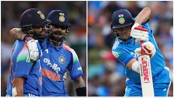 India captain Shubman Gill heaped praise on Rohit Sharma and Virat Kohli after the two batting stalwarts setup a commanding nine-wicket victory over Australia in Sydney. Image: Reuters/AP
