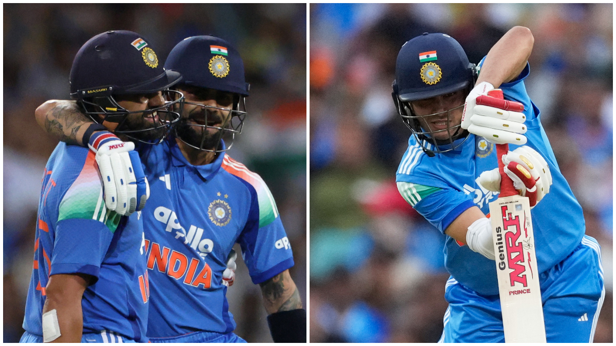India captain Shubman Gill heaped praise on Rohit Sharma and Virat Kohli after the two batting stalwarts setup a commanding nine-wicket victory over Australia in Sydney. Image: Reuters/AP India captain Shubman Gill heaped praise on Rohit Sharma and Virat Kohli after the two batting stalwarts setup a commanding nine-wicket victory over Australia in Sydney. Image: Reuters/AP