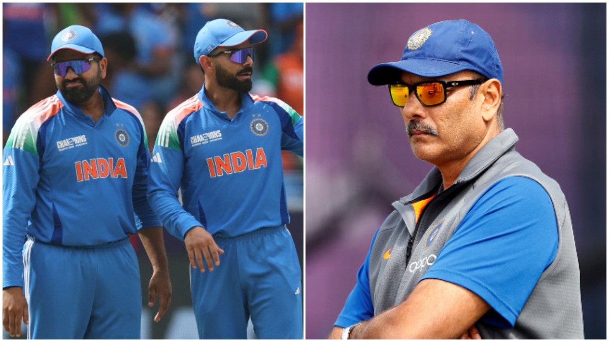While Ravi Shastri felt Rohit Sharma and Virat Kohli's future in the Indian team would depend on their performance and fitness, he maintained that their experience would be invaluable on the field. Image: AP/Reuters While Ravi Shastri felt Rohit Sharma and Virat Kohli's future in the Indian team would depend on their performance and fitness, he maintained that their experience would be invaluable on the field. Image: AP/Reuters