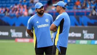 Rohit Sharma said that the processes laid down under Rahul Dravid helped India win the Champions Trophy 2025 when Gautam Gambhir was the head coach. Image: PTI