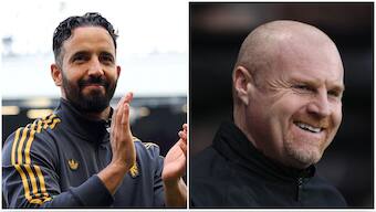 Ruben Amorim and Sean Dyche will be seen together at the City Ground on Saturday during Manchester United's away Premier League fixture against Nottingham Forest. Reuters