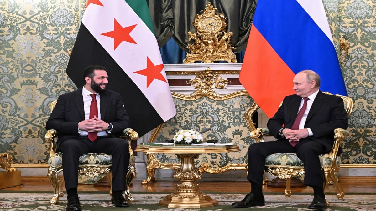 Syria's al-Sharaa visits Moscow for talks on Russian military bases