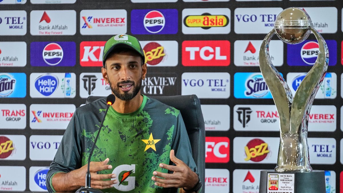 Pakistan Test captain Shan Masood is now also PCB’s Consultant of International Cricket. Image: AP Pakistan Test captain Shan Masood is now also PCB’s Consultant of International Cricket. Image: AP