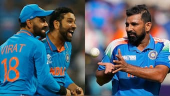 BCCI chief selector Ajit Agarkar addressed Virat Kohli and Rohit Sharma’s international future and Mohammed Shami’s exclusion from Team India. Images: Reuters/PTI