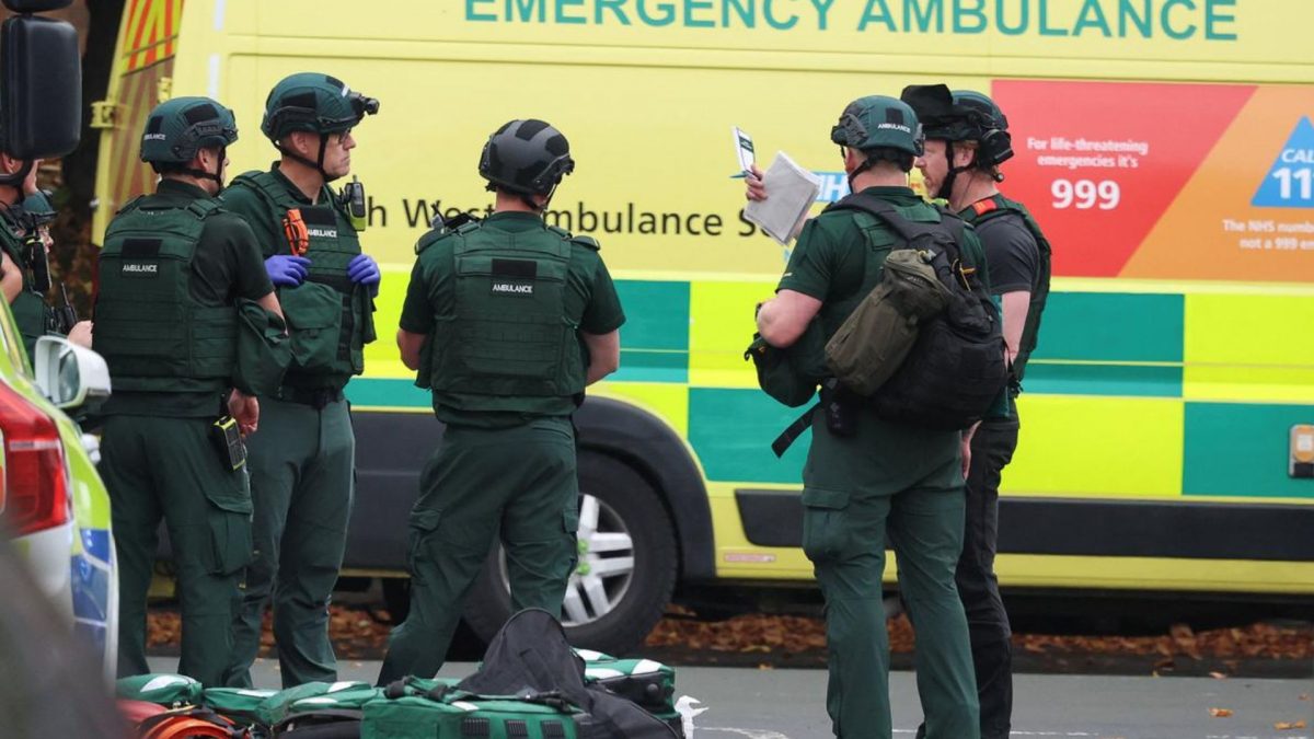 Two dead in Manchester synagogue attack, suspect shot by police Two dead in Manchester synagogue attack, suspect shot by police
