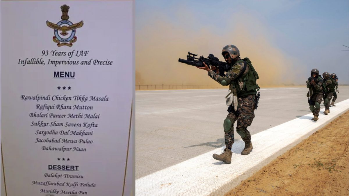 Rawalpindi chicken tikka to Balakot tiramisu, this viral IAF dinner menu with dishes named on terror targets hit during Operation Sindoor is all the rage Rawalpindi chicken tikka to Balakot tiramisu, this viral IAF dinner menu with dishes named on terror targets hit during Operation Sindoor is all the rage