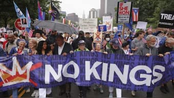 The first major 'No Kings' protest took place on June 14, 2025 across the US