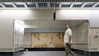 The Virgin Mary metro station in Tehran, Iran (X)