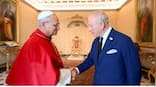 WATCH: King Charles becomes first British monarch in 500 years to pray with Pope publicly