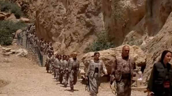 Kurdish PKK militants begin pullback from Turkey amid disarmament