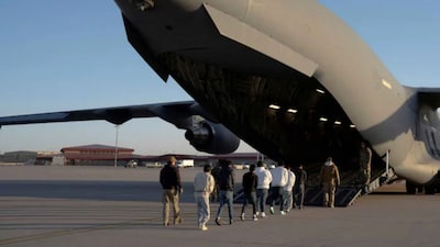 The US has deported 54 Indian men from Haryana for allegedly entering the country through the "Donkey Route." (Representational image)