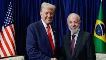 Brazilian President Luiz Inácio Lula da Silva and US President Donald Trump meet at Asean summit in Malaysia