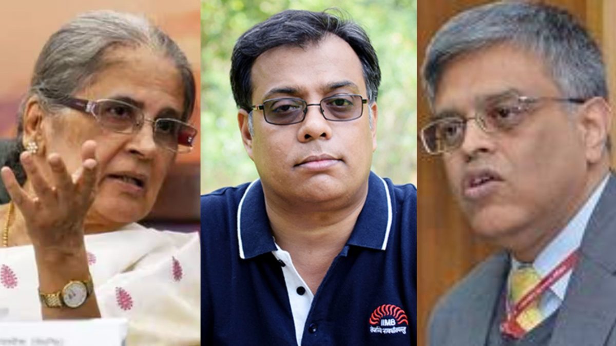 From left to right: Ranjana Prakash Desai, Pulak Ghosh and Pankaj Jain
From left to right: Ranjana Prakash Desai, Pulak Ghosh and Pankaj Jain
