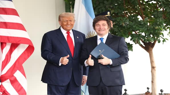 Trump meets Milei at White House, reaffirms support for Argentine president’s re-election