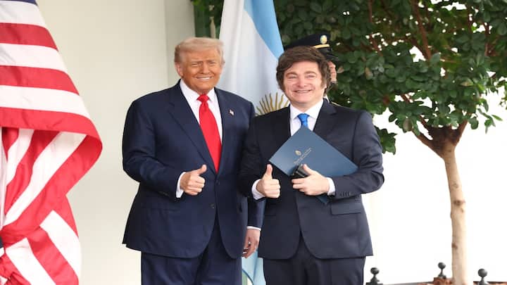 Trump meets Milei at White House, reaffirms support for Argentine president’s re-election