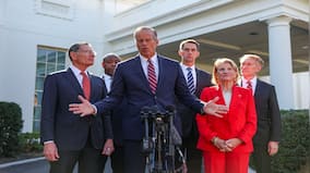 Trump hosts GOP senators amid shutdown, defends $250m White House ballroom project, takes Jab at Rand Paul
