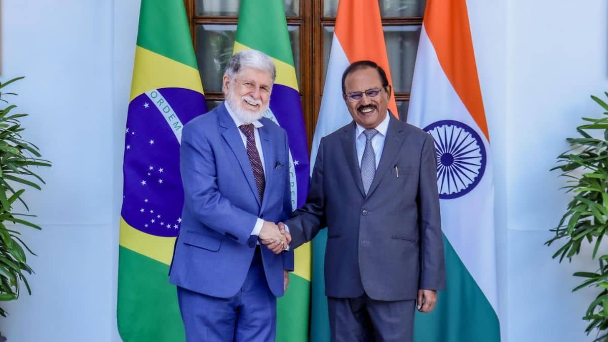 NSA Doval meets Special Advisor to Brazilian Prez, discuss trade, critical minerals