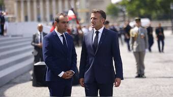 Calls for French President Emmanuel Macron's resignation have increased since PM Sebastien Lecornu quit. File Photo/Reuters