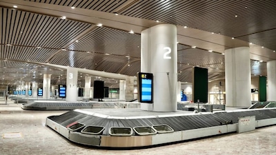 The Navi Mumbai International Airport (NMIA) is spread over 1,160 hectares. PTI File