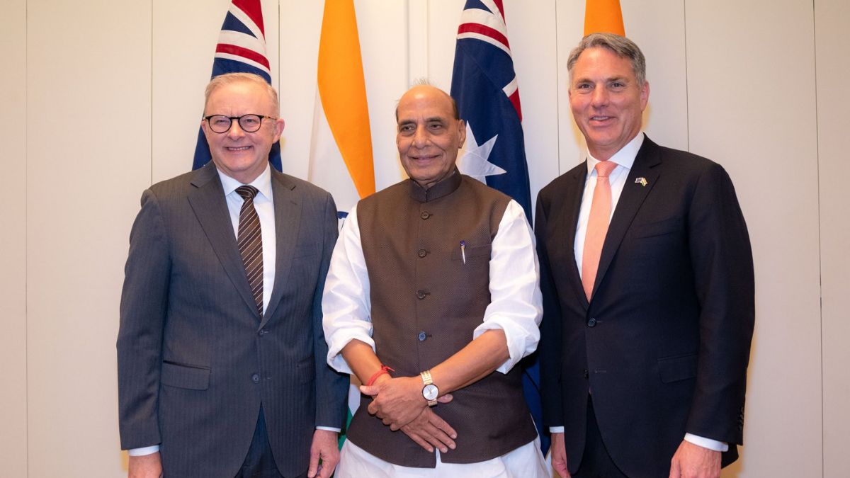 Indian RM in Australia after 12 years: Marles, Rajnath discuss ‘top tier’ security ties Indian RM in Australia after 12 years: Marles, Rajnath discuss ‘top tier’ security ties
