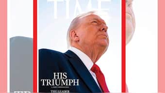 Donald Trump has hit out at Time over the magazine's cover featuring him. X/@TIME