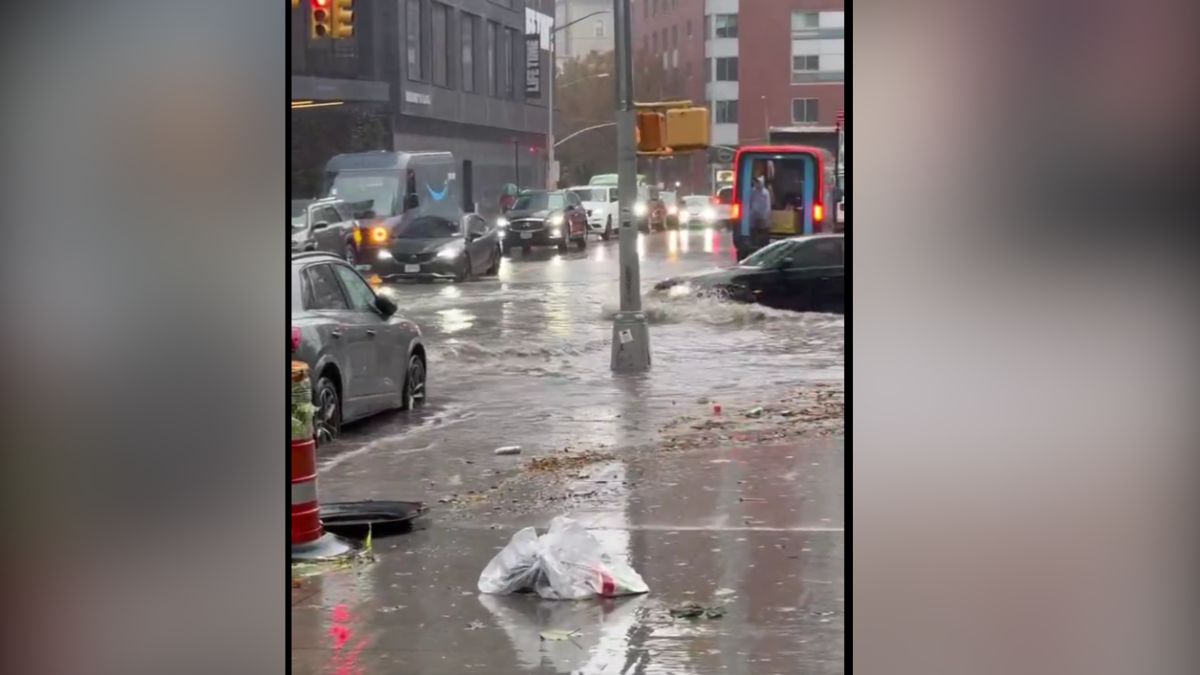 New York City experienced severe floods. Screengrab from X New York City experienced severe floods. Screengrab from X