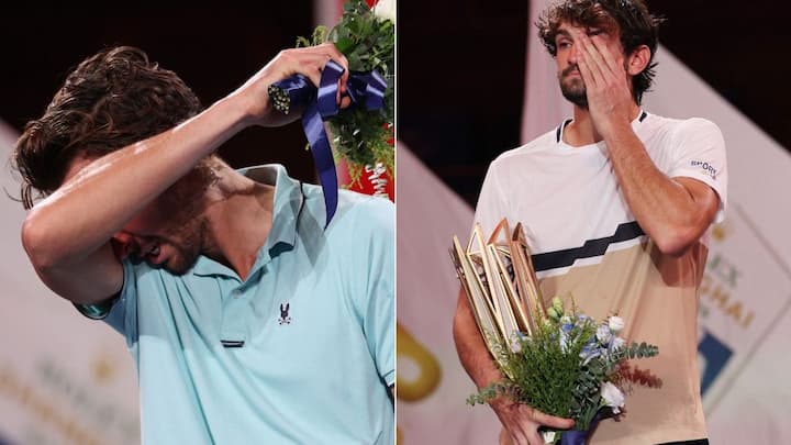Tearful family moment as World No 204 beats cousin to win historic Shanghai Masters title