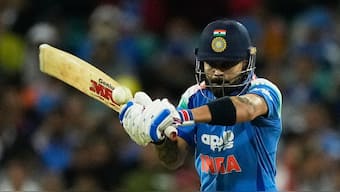 After getting dismissed for back-to-back ducks in the first two ODIs against Australia, Virat Kohli bounced back to form in the third ODI in Sydney. AP