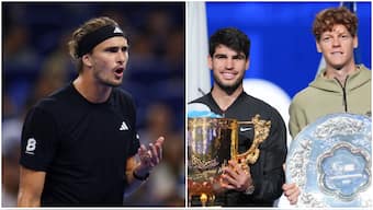 Alexander Zverev claims modern surfaces are being tailored to suit Carlos Alcaraz and Jannik Sinner. Reuters/AP