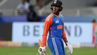 Abhishek Sharma was dismissed for a golden duck in second ODI against Australia A. Image: Reuters