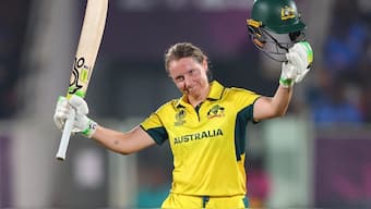 Alyssa Healy smashed 142 to help Australia make the highest chase in women's ODI history. Image: AFP